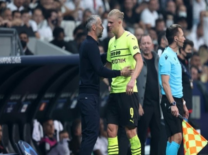 Trajneri i Dortmund Rose: Nuk do të ankohemi për mungesën e Haaland