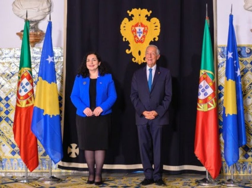 ​Osmani pritet nga presidenti i Portugalisë: Kosova synon anëtarësimin në BE dhe NATO