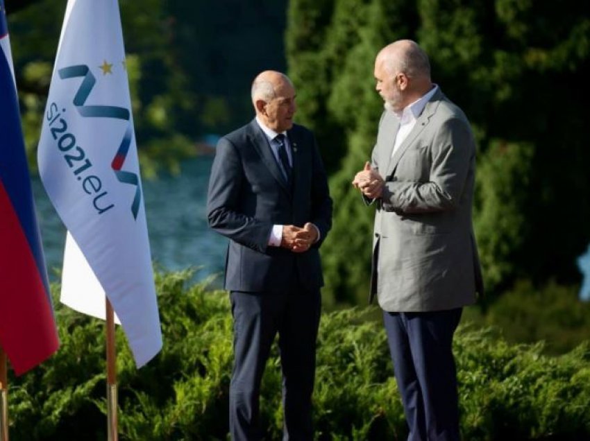 Rama takohet me kryeministrin e Sllovenisë