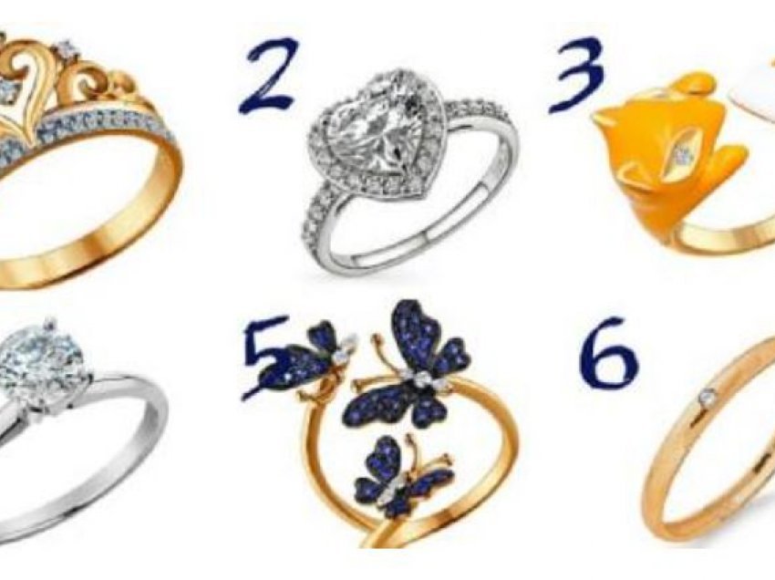Zgjidhni një nga unazat për të zbuluar një anë tjetër të personalitetit tuaj 