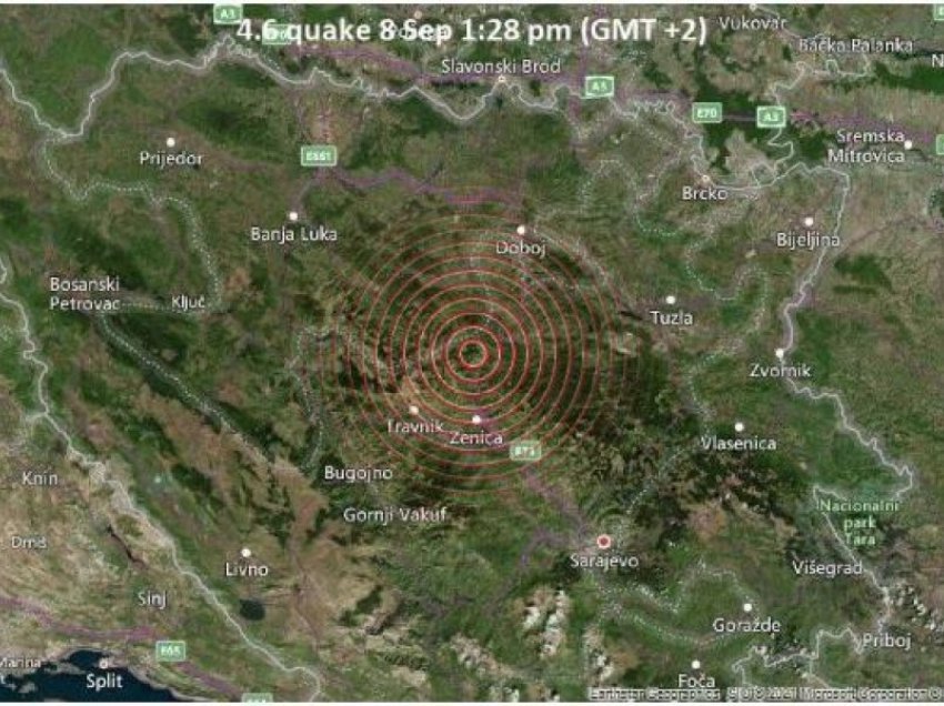 Tërmet në Bosnjë