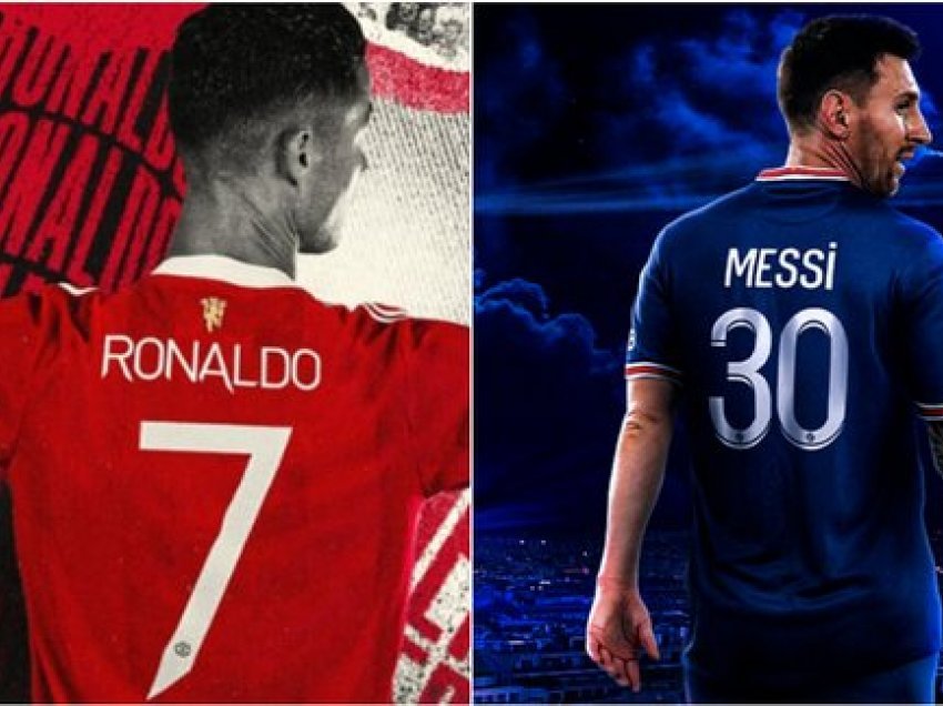 Kush shiti më shumë fanela, Ronaldo apo Messi? Media britanike zbulon shifrat