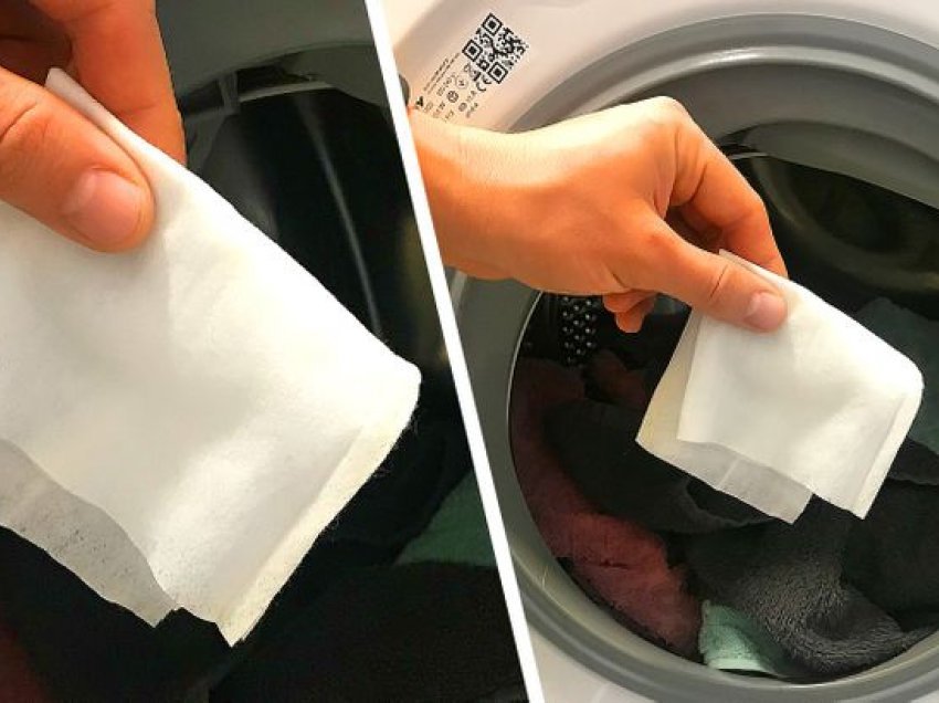 Pse duhet të vendosni një pecetë të lagur kur lani rrobat në lavatriçe