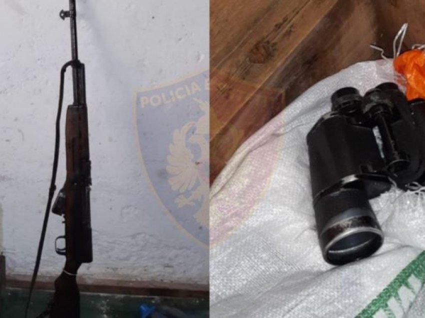 Sekuestrohet pushkë dhe municione luftarake në Kukës, prangoset 51-vjeçari