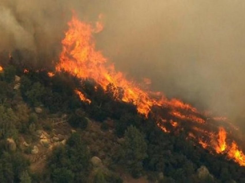 Digjen rreth 10 hektarë mal në Podujevë, dyshohet se zjarri ka ardhur nga prona e një bashkëfshatari