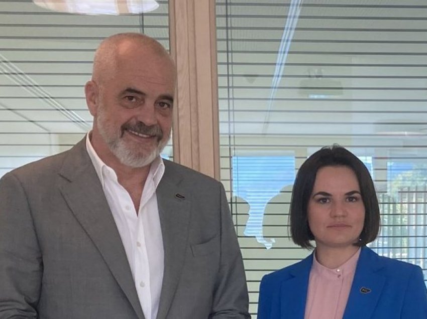 Liderja e opozitës bjelloruse viziton sot Shqipërinë me ftesë të Ramës, çfarë do të diskutohet
