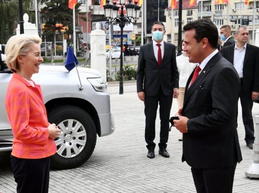 Ursula von der Leyen në Shkup: Mos e humbisni besimin, keni mbështetje të madhe për integrimin në BE
