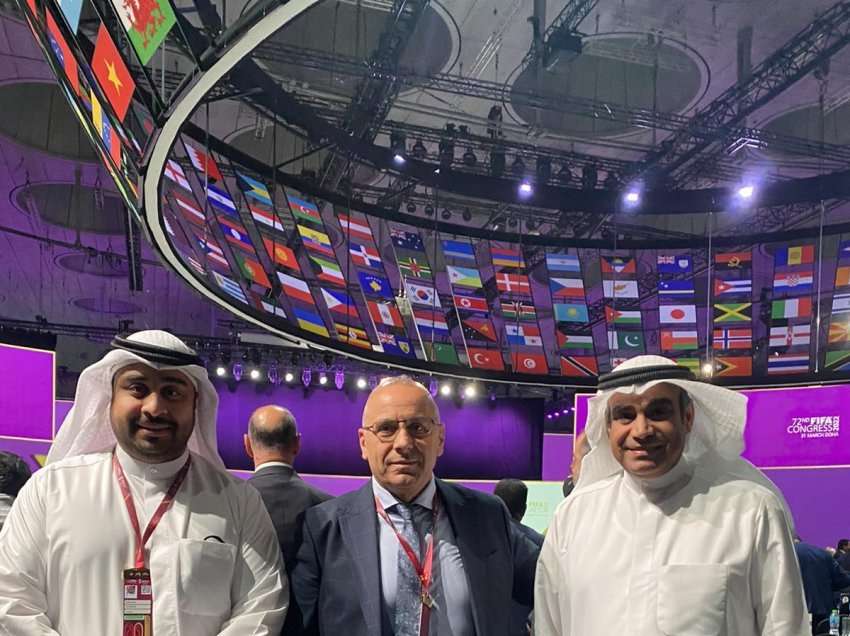 Kreu i FFK-së zhvilloi takim të frytshëm me drejtuesit e Federatës së Kuvajtit 