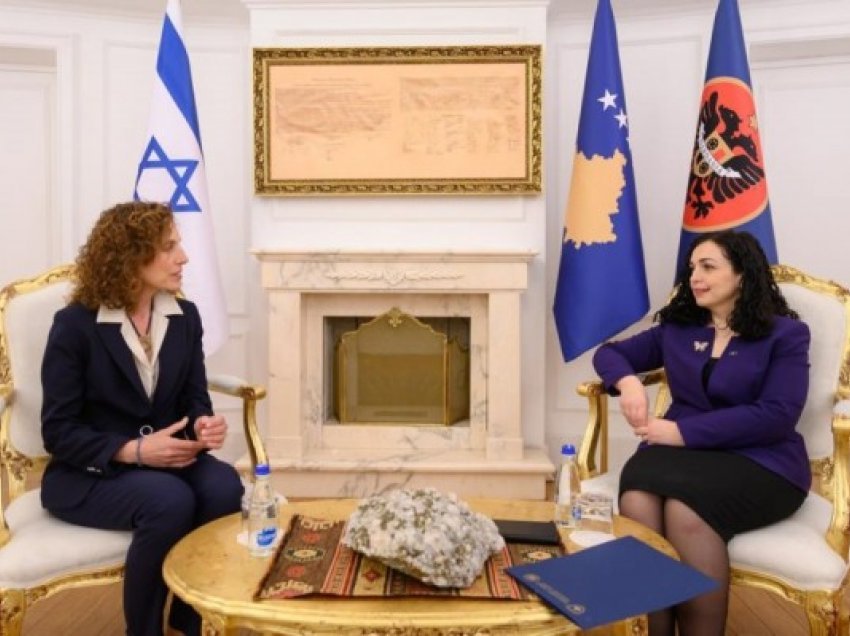 ​Osmani pranoi letrat kredenciale nga ambasadorja izrealite: Kosova dhe Izraeli do t'i thellojnë raportet ndërshtetërore