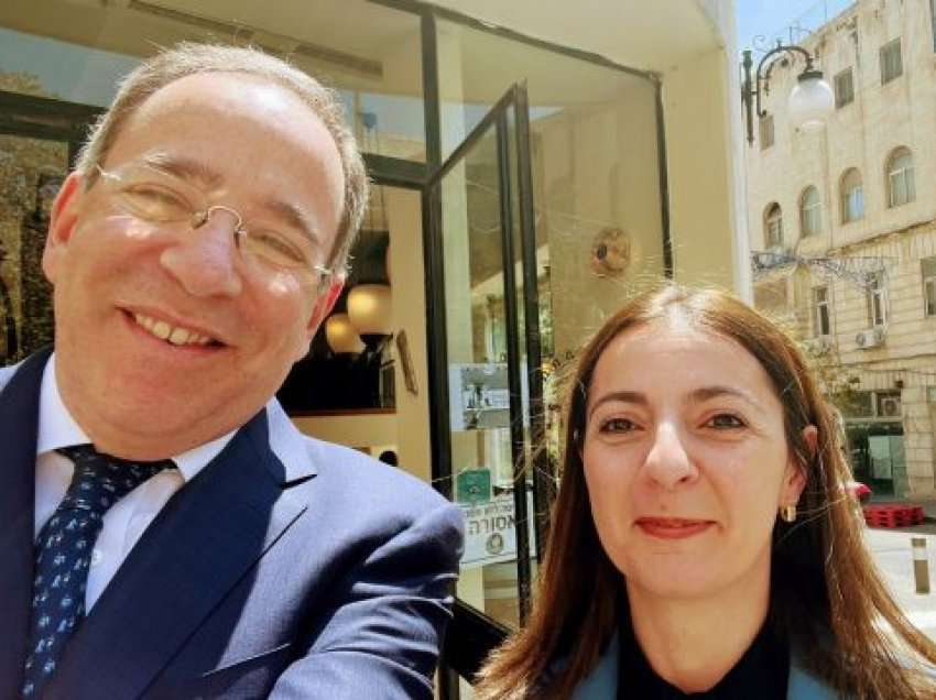 Ines Demiri takohet me ambasadorin amerikan në Jerusalem