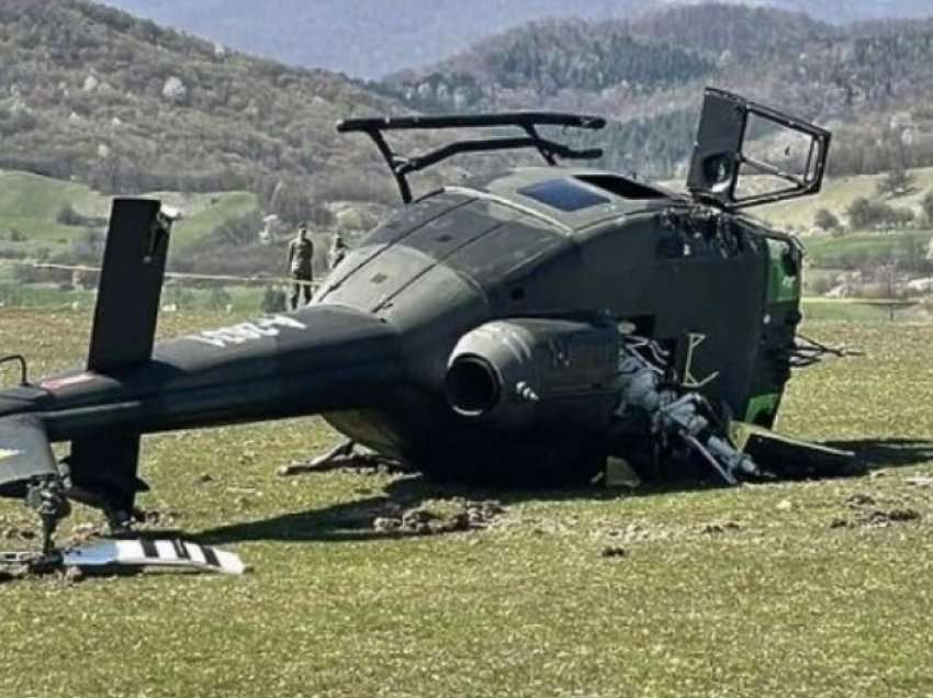 Shfaqet video e një helikopteri të rrëzuar të Ushtrisë së Bosnjë e Hercegovinës
