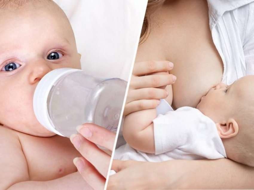 Bebet që ushqehen me shishe nuk janë më pak të lidhura me nënën sesa bebet që ushqehen me gji