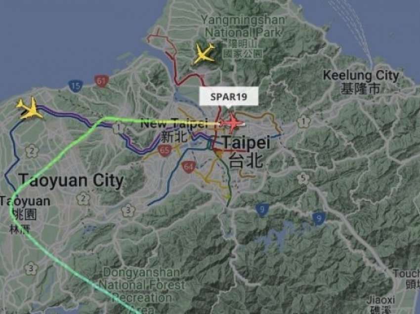 Fluturimi i Nancy Pelosit për në Tajvan ishte fluturimi më i ndjekur ndonjëherë