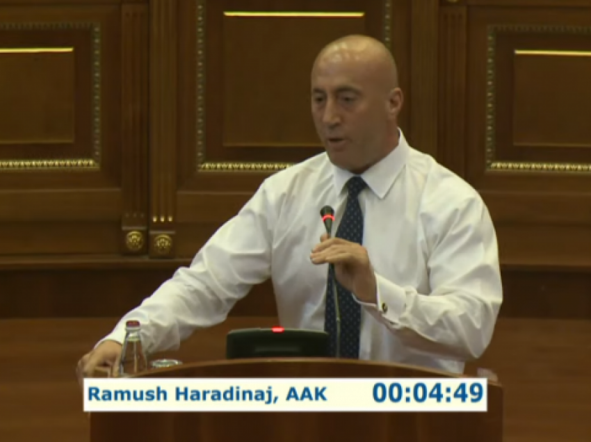 Haradinaj ironizon me Kurtin në Kuvend për ngjarjet në veri
