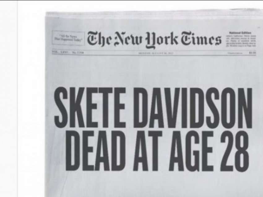 Kanye West shpërndan ballinën e rreme të një gazete “Pete Davidson ka vdekur”