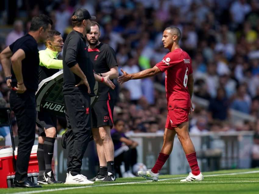 Lajm i keq për Liverpoolin, lëndohet Thiago