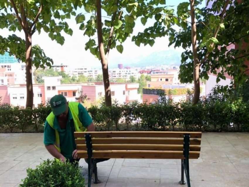 Bashkia e Tiranës monton stola të rinj për banorët e Kopshtit Botanik