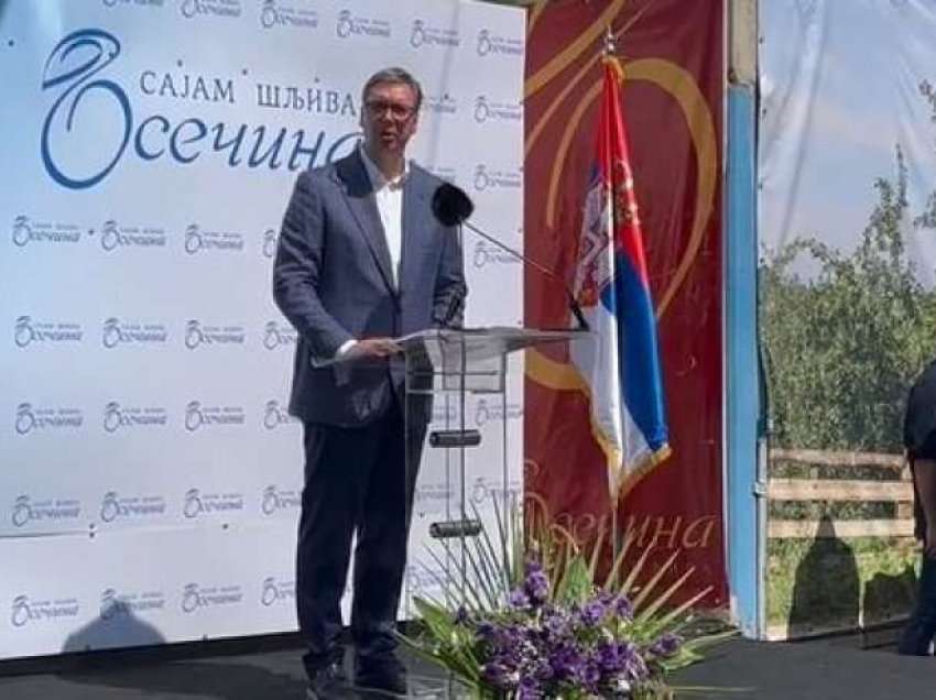 Derisa po fliste për Kosovën, Vuçiq u përball me thirrjet “tradhtar” 