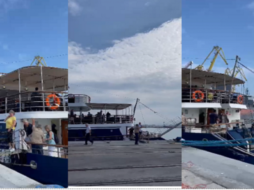 Mbërrin një grup me turistë gjermanë në portin e Durrësit, vizitojnë pikat turistike të vendit