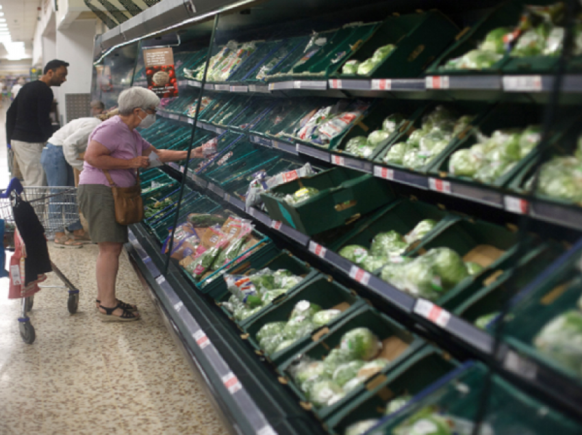 Çmimet e ushqimeve në nivele të larta në Mbretërinë e Bashkuar, norma më e lartë e inflacionit që prej 2008-ës