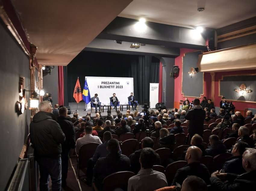 Kryeministri Kurti bashkëbisedoi me qytetarët e Komunës së Ferizajt për buxhetin e vitit 2023