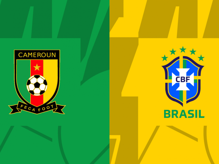 Kamerun – Brazil, formacionet zyrtare