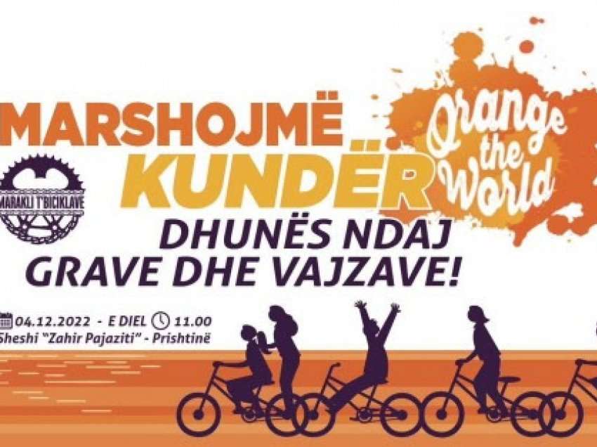 ​Marsh me biçikleta kundër dhunës ndaj grave dhe vajzave