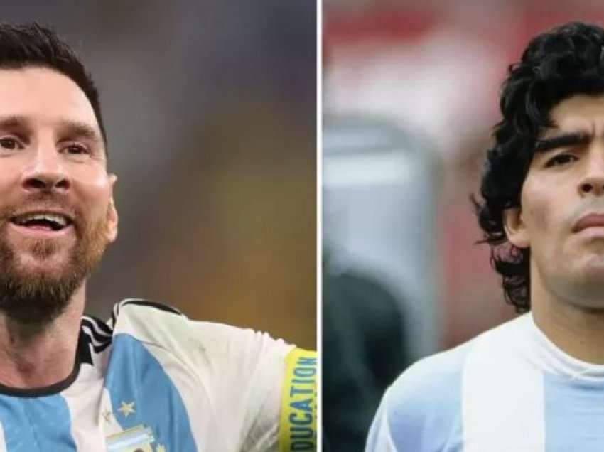 Messi - Maradona, “kokë më kokë”