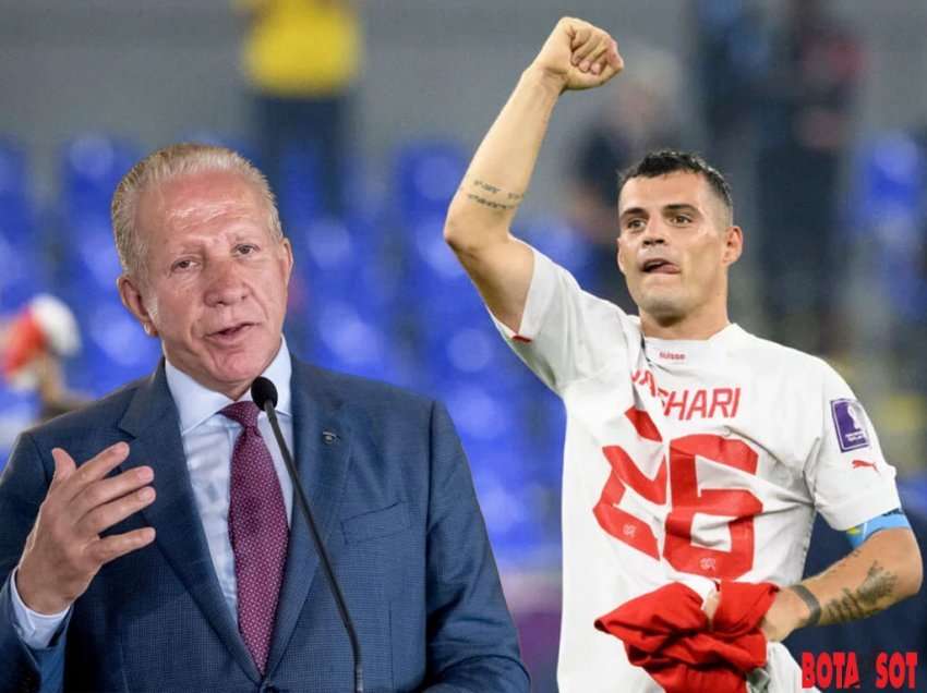Zbulohet një pjesë e bisedës mes Behgjet Pacollit dhe Granit Xhakës pas ndeshjes kundër Serbisë