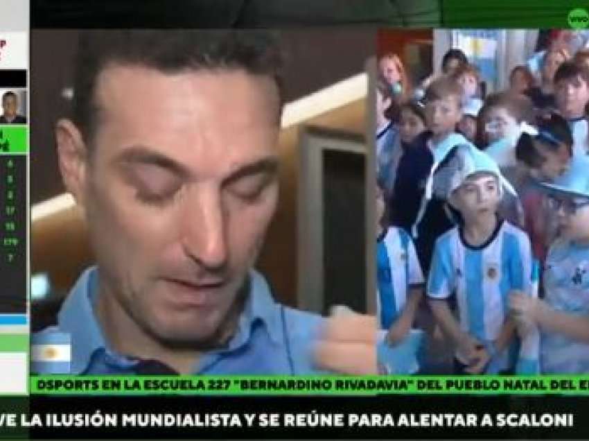 Trajneri i Argjentinës nuk përmbahet dot