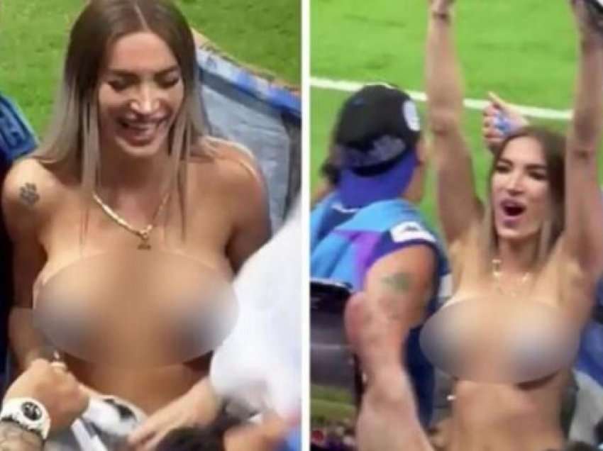 Çifti argjentinas e festoi topless fitoren e Kupës së Botës 
