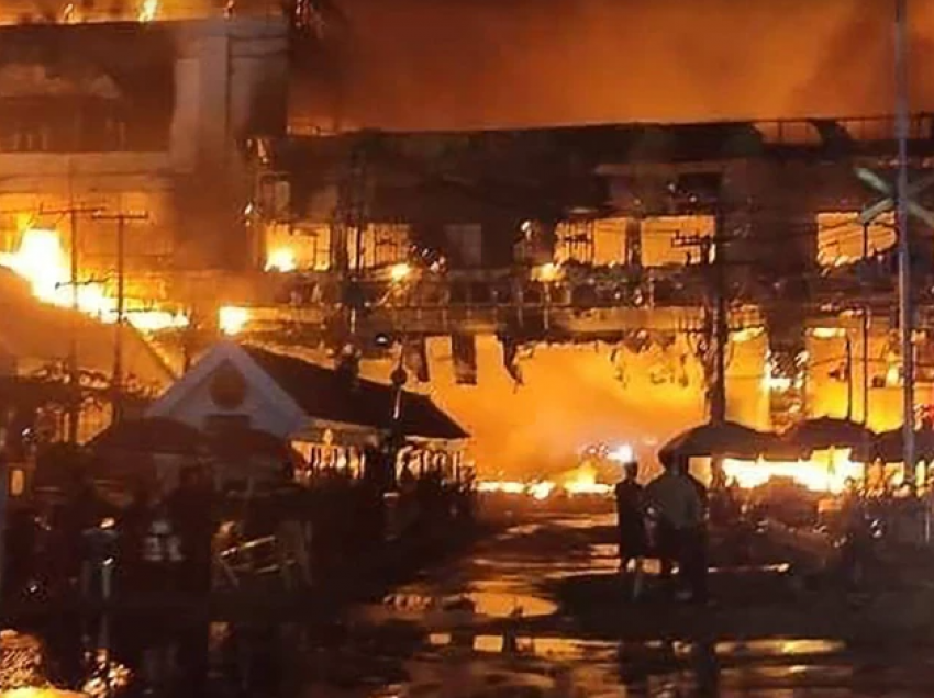 Kamboxhia: Zjarr në kazino, vdesin 19 persona, 30 të zhdukur