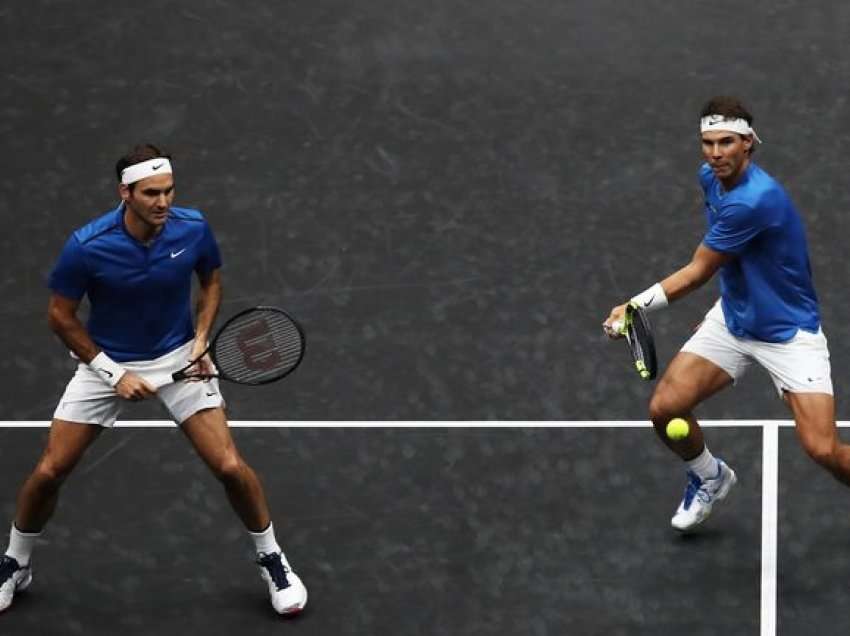 Federer dhe Nadal së bashku në fushë në turneun Laver Cup