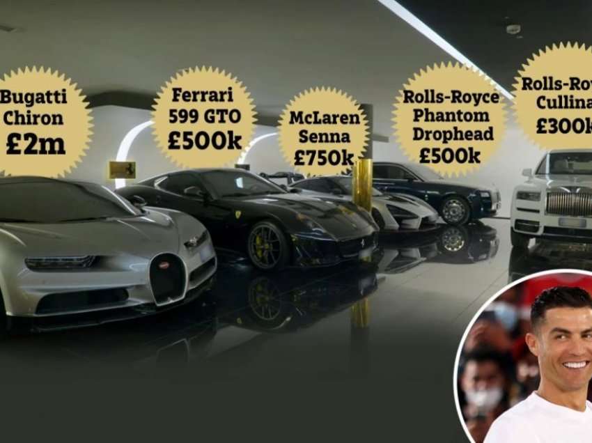 Ronaldo i dashuruar pas makinave, garazhi i tij kushton...