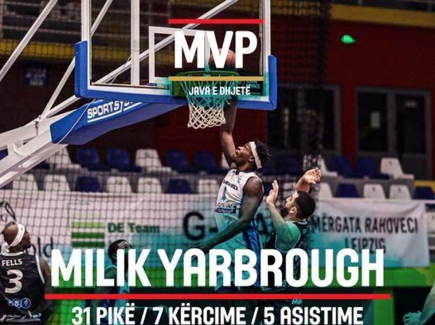 Yarbrough, MVP i xhiros së 10-të të Ligës Unike