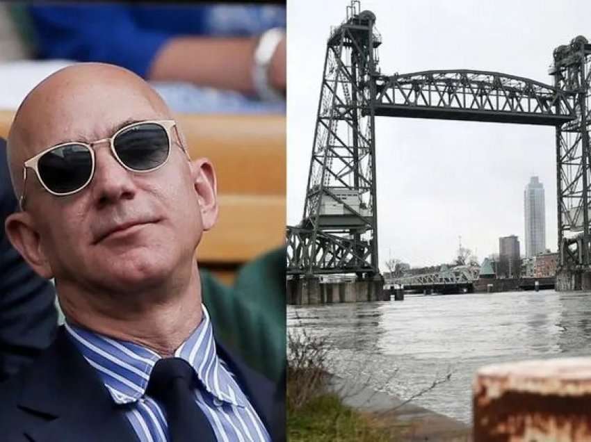 “Paraja lëviz botën”, ura historike e Roterdam do të çmontohet vetëm për jahtin gjigand të Jeff Bezos