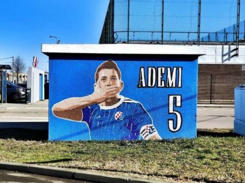 E jashtëzakonshme, shqiptari në mural midis të Zagrebit 