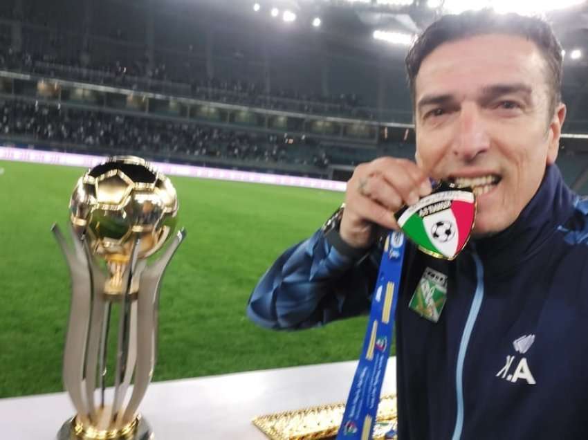 Ardian Kozniku me ekipin e tij fiton Superkupën e Kuvajtit 