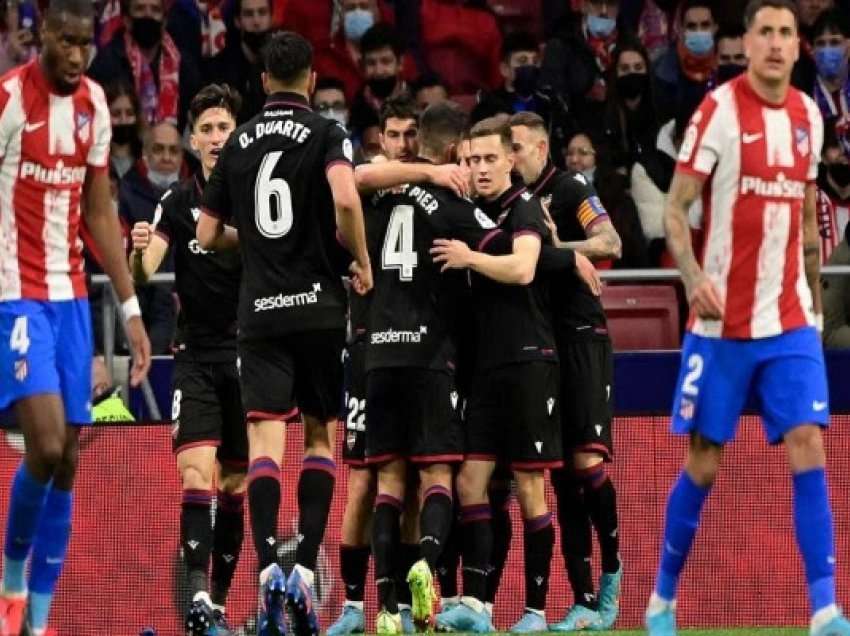 Levante e Enis Bardhi mposht Atletico Madridin