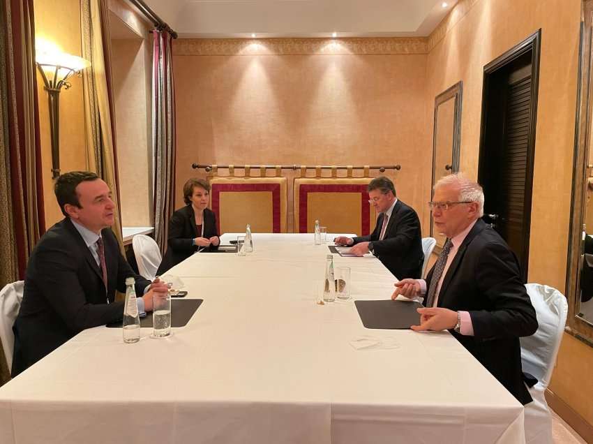 Kryeministri Kurti u takua me Përfaqësuesin e Lartë të BE-së, Josep Borrell – këto janë temat që diskutuan