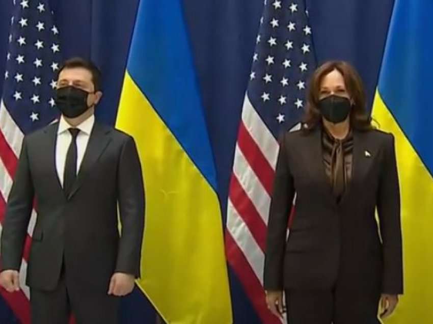 Harris e Johnson i premtojnë mbështetje presidentit ukrainas