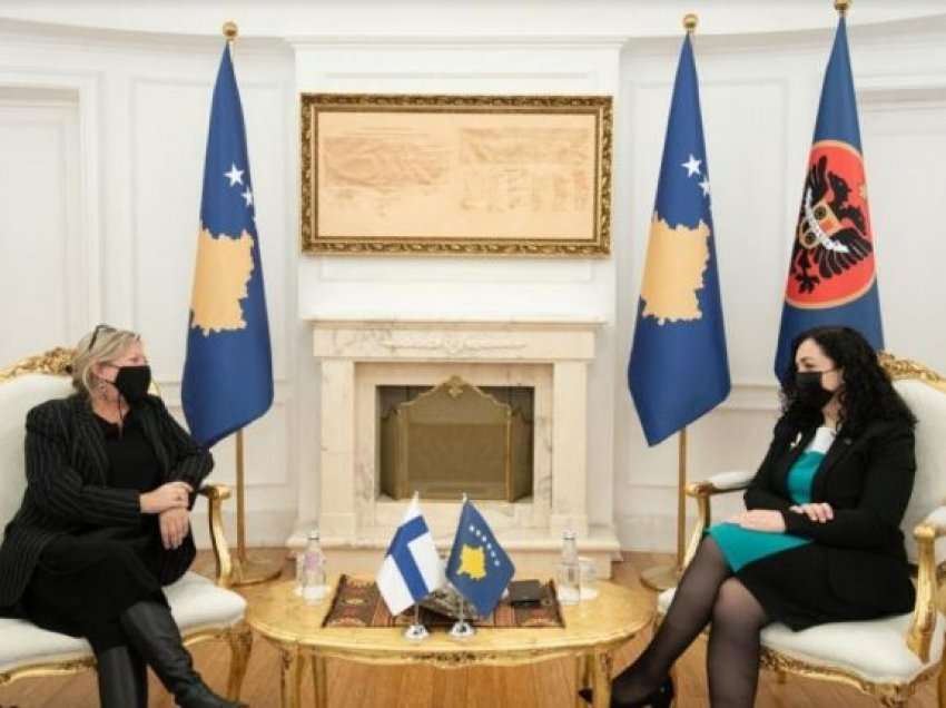 Osmani e falënderon ambasadoren e Finlandës për mbështetjen e deritanishme të Kosovës