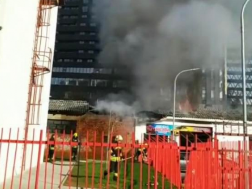 Shpërthen zjarri në lagjen Lakrishte në kryeqytet