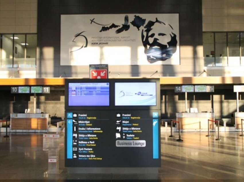 ​Aeroporti i Prishtinës në 2021-ën ka shërbyer 2,180,809 udhëtarë, 97% më shumë se në vitin 2020