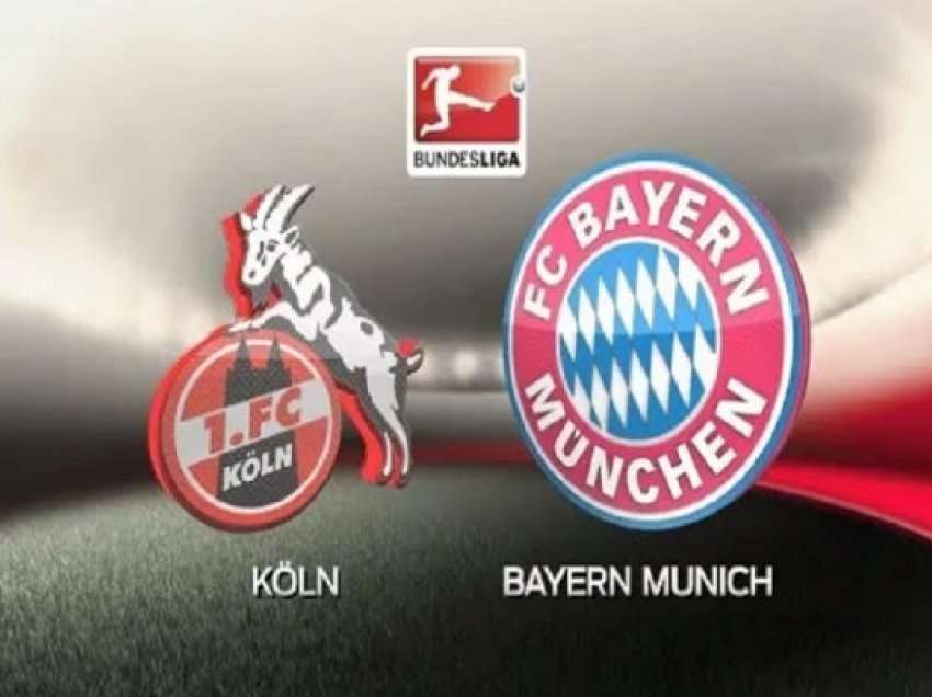 Bayerni përballet me Kolnin në rrugën drejt titullit, formacionet zyrtare