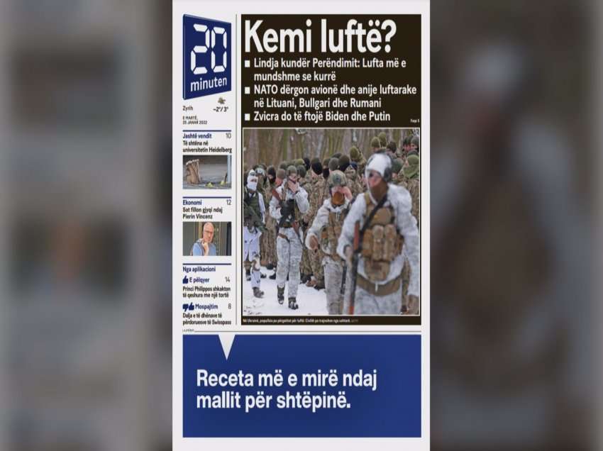 Gazeta zvicerane me ballinë e aplikacion në shqip, ja ku e vë fokusin