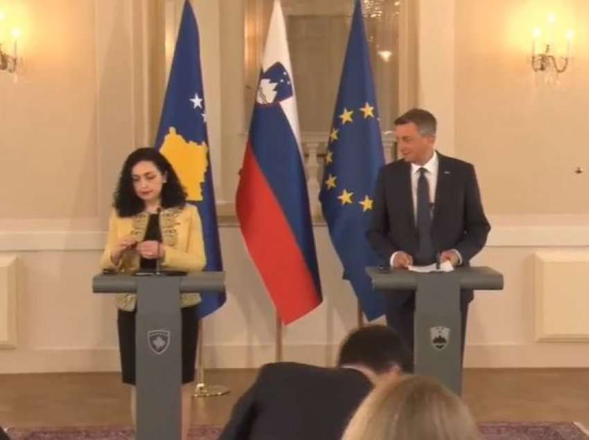 Presidentja Osmani në Slloveni/ Flet për dialogun me Serbinë, përmend edhe liberalizimin e vizave