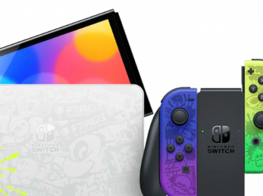 Nintendo bëri një Switch shumëngjyrësh të mbuluar me bojë Splatoon 3