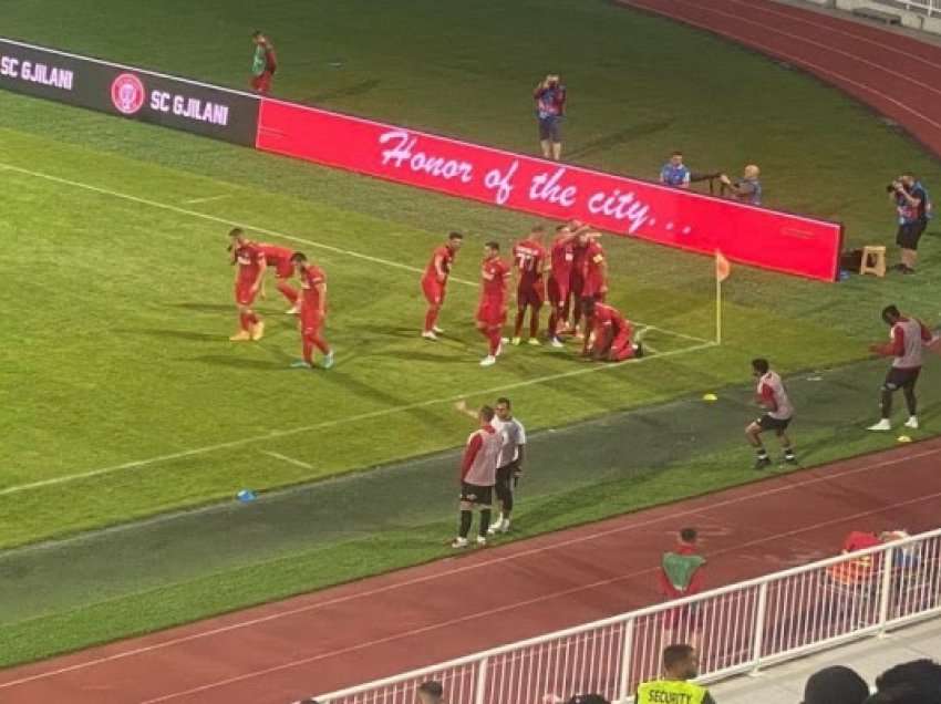 Zhbllokohet rezultati në stadiumin “Fadil Vokrri”, Gjilani kalon në epërsi