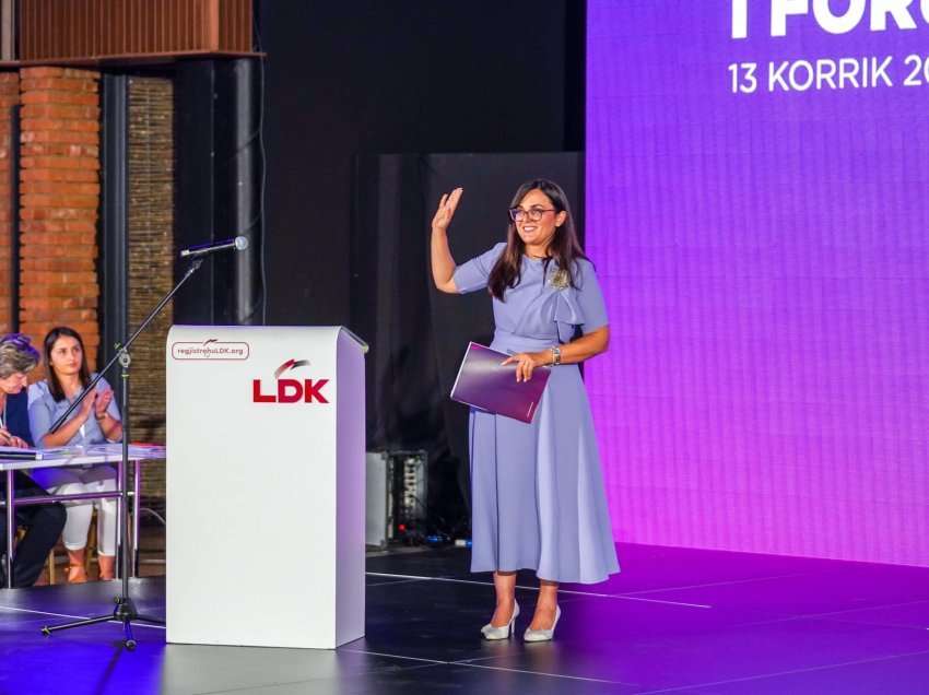 Jehona Lushaku Sadriu zgjidhet kryetare e Forumit të Gruas të LDK-së